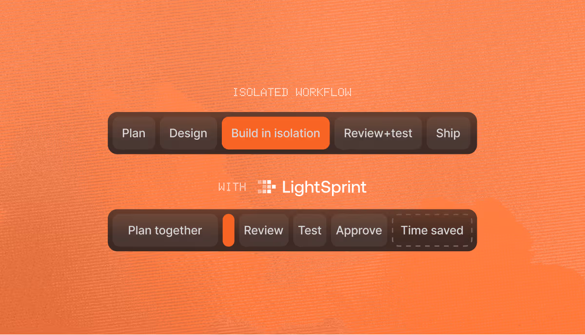 Lightsprint saves cycle time through collaborative planning and the workflow around review and testing